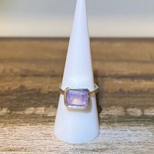 Lavender Quartz Ring